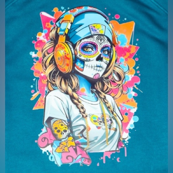 Athletic Works Women’s Fleece Crewneck Long Sleeve Graphic Sweatshirt XLarge - Picture 2 of 11